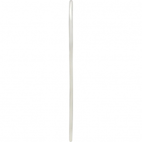  Sterling Silver Open Wire Triangle Hoop Earrings 40x15mm