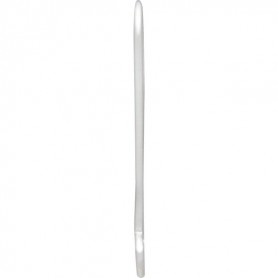 Sterling Silver Long French Hook Earring with Loop 25x8mmSterling Silver Long French Hook Earring with Loop 25x8mm