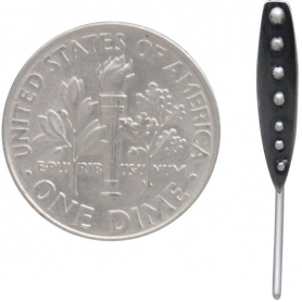 Sterling Silver Teardrop Earwires with Granulation 26x4mm