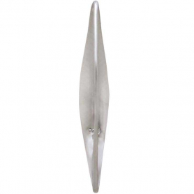 Sterling Silver Hammered Arc Earrings 30x5mm