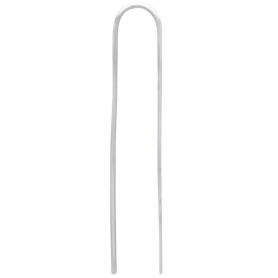 Sterling Silver Long Arch Earring 44x8mm