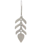 Sterling Silver Sprout Dangle Earrings