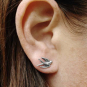 Swallow Post Earring on Model