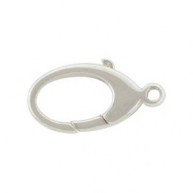 Sterling Silver Medium Oval Lobster Clasp