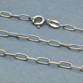 Sterling Silver Oval Cable Chain
