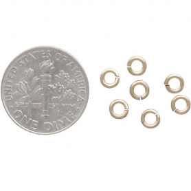 Gold Filled Jump Ring - 4mm open