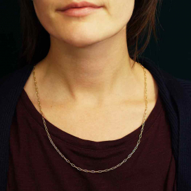 14K Gold Filled Oval Cable Chain