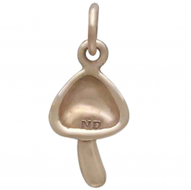 Bronze Mushroom Charm 17x7mm