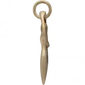 Fertility Goddess Jewelry Charm Moon Goddess Charm - Bronze