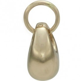 Bronze Nugget Charm side view