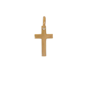 Bronze Cross Charm 4x8mm