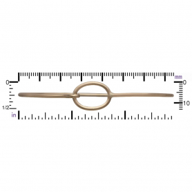 Bronze Charm Bracelet - Hook and Eye Closure