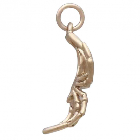 Bronze Realistic Spider Charm 24x12mm