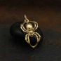 Bronze Realistic Spider Charm 24x12mm