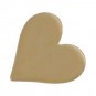 Large Heart Bead - Bronze 10x10mm