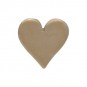 Small Heart Bead - Bronze 7x8mm