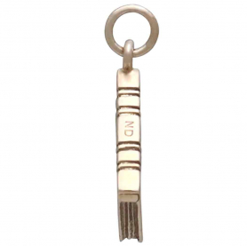 Bronze Book Charm side