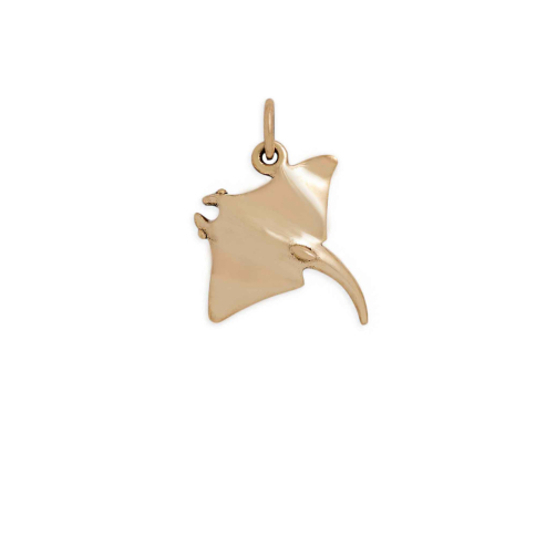 Bronze Stingray Charm 18x15mm