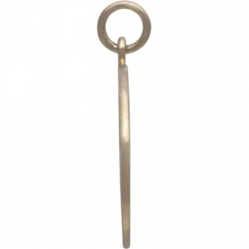 Phases of the Moon Circle Pendant - Bronze