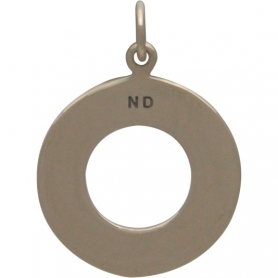 Phases of the Moon Circle Pendant - Bronze