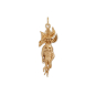 Bronze Mandrake Root Charm 33x11mm