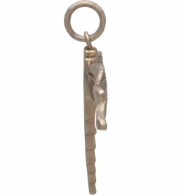 Realistic Dragonfly Pendant - Bronze 24x20mm