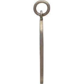 Bronze Etched Pine Tree Charm 26x10mm