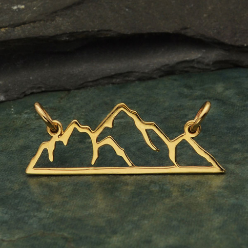 Bronze Mountain Pendant Festoon 10x29mm