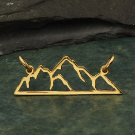 Bronze Mountain Pendant Festoon 10x29mm