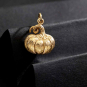 Bronze Pumpkin Pendant