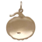 Bronze Jack o Lantern Charm Back View