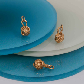 Bronze Monkey Knot Charm