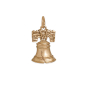 Bronze Liberty Bell Charm 19x11mm