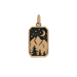Bronze Mountain Range Pendant 