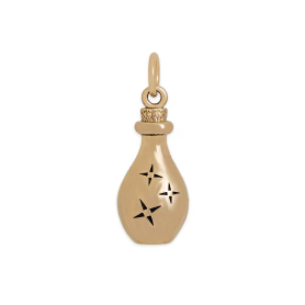 Bronze Potion Bottle Charm 21x8mm