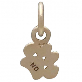 Bronze Tiny Puffy Paw Charm