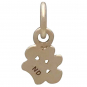 Bronze Tiny Puffy Paw Charm