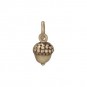 Small Acorn Bronze Jewelry Charm 12x6mm