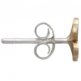 Bronze Cherry Blossom Post Earrings 6x6mm