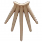 Bronze Five Spike Post Earrings