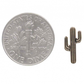 Bronze Cactus Post Earrings 12x6mm