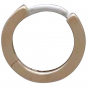 Bronze Plain Huggie Hoops 11x11mm