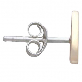 Bronze Ouija Post Earrings 9x6mm