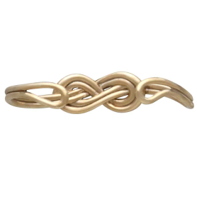 Bronze Figure 8 Knot Bracelet Back View