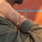 Bronze Dragon Bracelet on Wrist