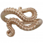 Bronze Octopus Tentacle Adjustable Ring