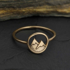 Bronze Snow Capped Mountain Ring DISCONTINUED