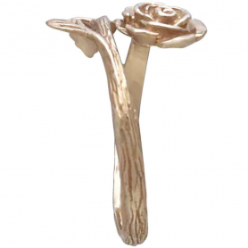 Bronze Adjustable Rose Ring