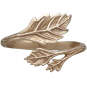 Bronze Adjustable Leaf Ring