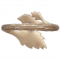 Bronze Adjustable Leaf Ring